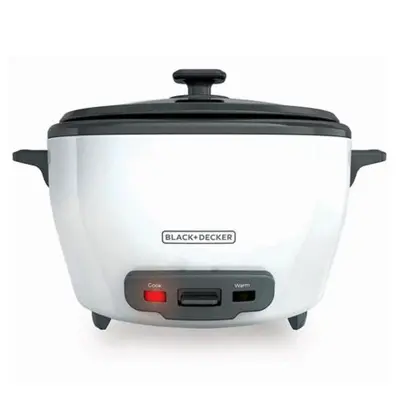 Black + Decker olla arrocera 14 tz cocidas blanca RC514