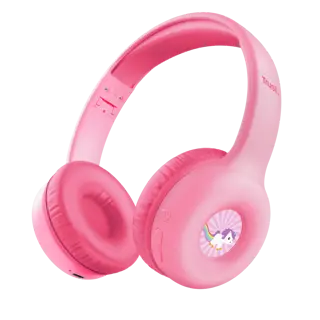 Trust audifonos infantil wireless color rosado personalizable - 25274