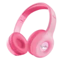 Trust audifonos infantil wireless color rosado personalizable - 25274