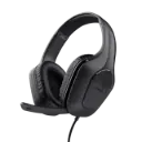 Trust audifonos alambricos gamer color negro - 24990